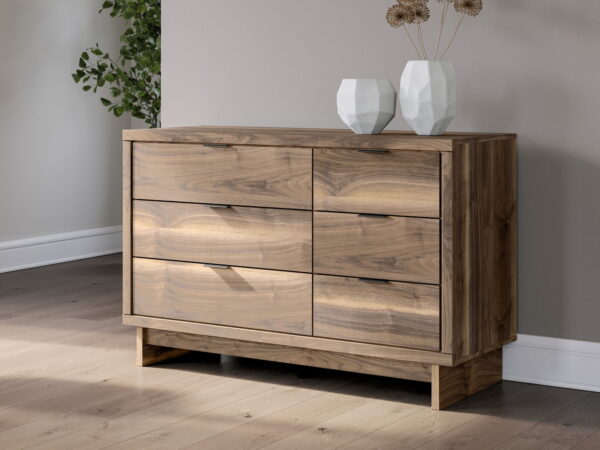 Chirason - Brown - Six Drawers Dresser - Image 2