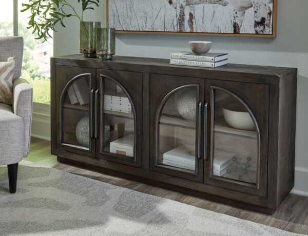 Dreley - Grayish Brown - Accent Cabinet - Image 3