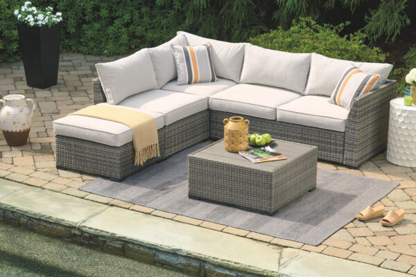 Cherry Point - Gray - 4 Pc. - Lounge Set - Image 3