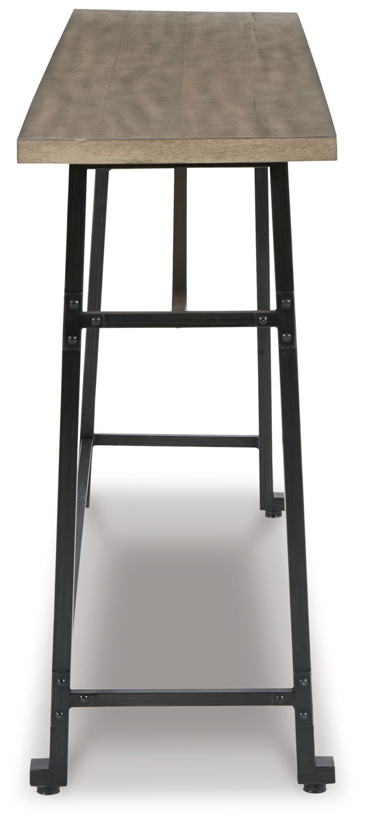 Lesterton - Light Brown / Black - Long Counter Table - Image 3