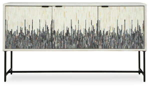 Freyton - White / Gray - Accent Cabinet - Image 2