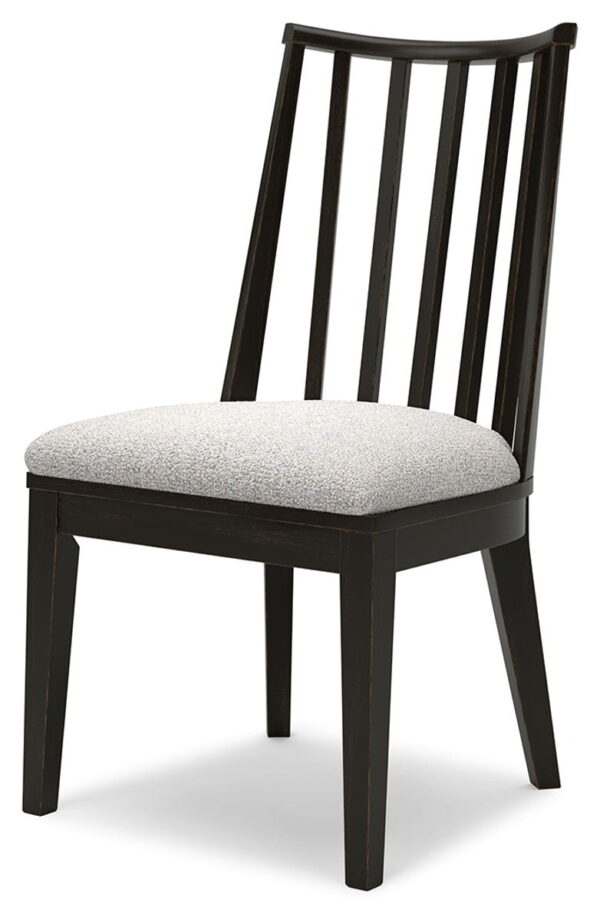 Galliden - Black - Dining Upholstered Side Chair (Set of 2) - Image 2