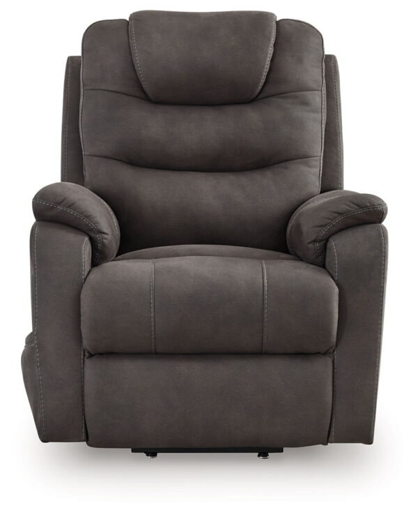 Snowfield - Gunmetal - Power Lift Recliner - Image 2