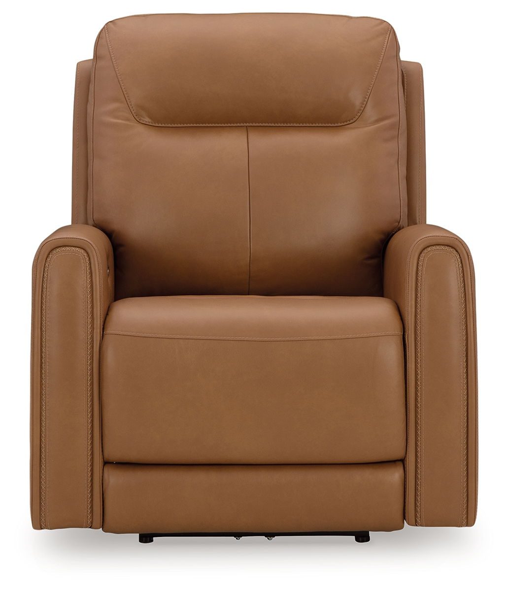 Tryanny - Butterscotch - Power Recliner/ Adj Headrest - Image 2