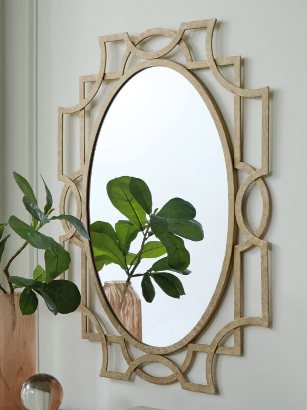 Fulkmore - Antique Gold Finish - Accent Mirror - Image 2