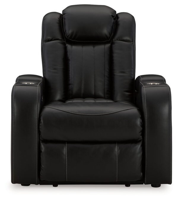Caveman Den - Midnight - Power Recliner/ Adj Headrest - Image 4
