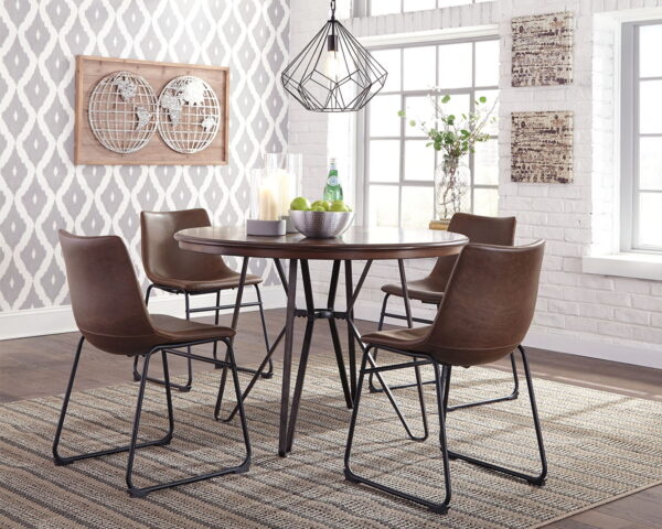 Centiar - Brown - Round Dining Room Table - Image 2