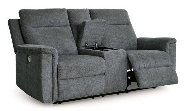 Barnsana - Dbl Power Reclining Loveseat With Console - Image 6