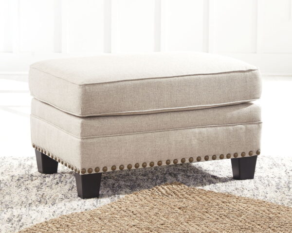 Claredon - Linen - Ottoman - Image 2
