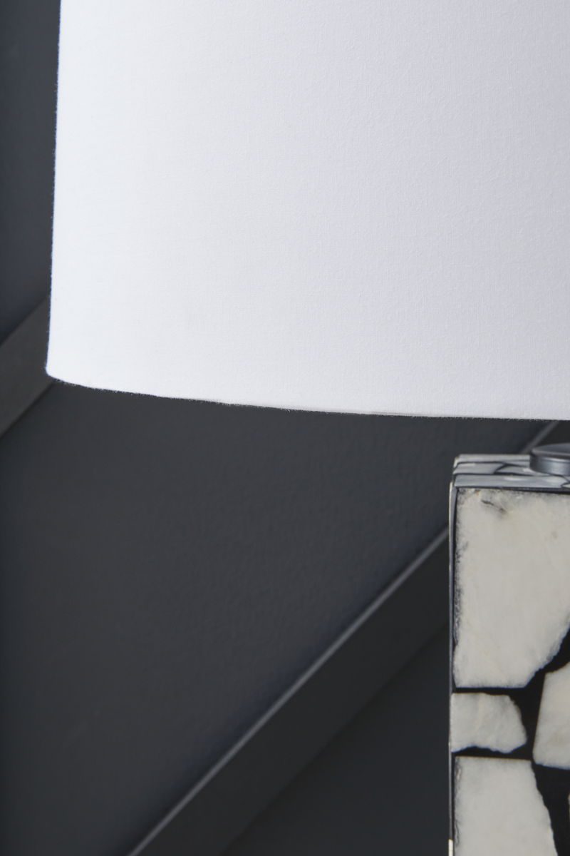 Macaria - White / Black - Marble Table Lamp - Image 3