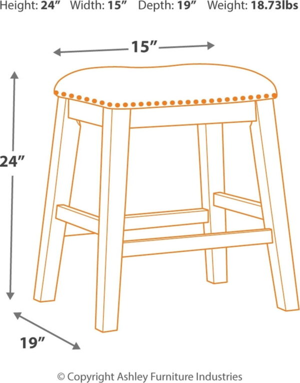Caitbrook - Rectangular Counter Table Set - Image 4