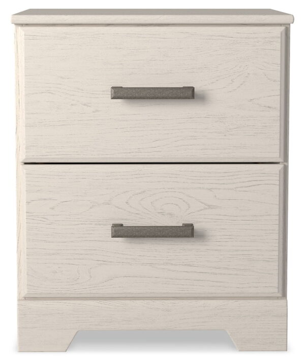 Stelsie - White - Two Drawer Night Stand - Image 3