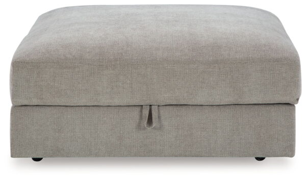 Aslan Court - Pebble - Ottoman With Storage - Image 3