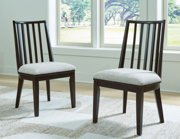 Galliden - Black - Dining Upholstered Side Chair (Set of 2) - Image 3