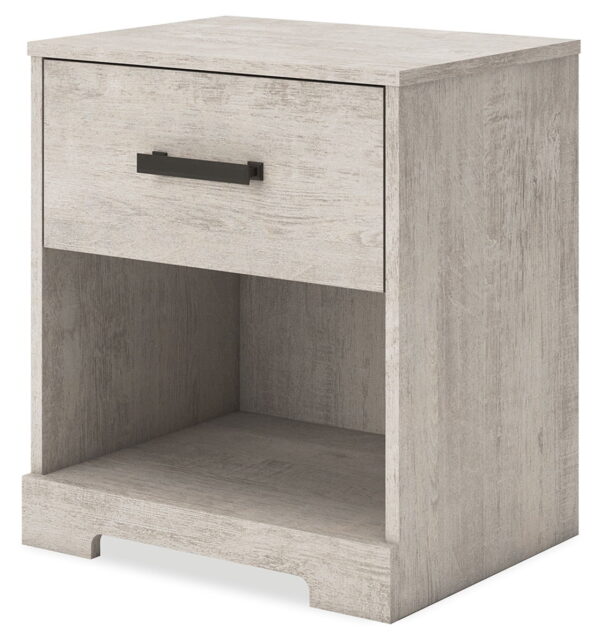 Shawburn - Gray - One Drawer Night Stand - Image 2