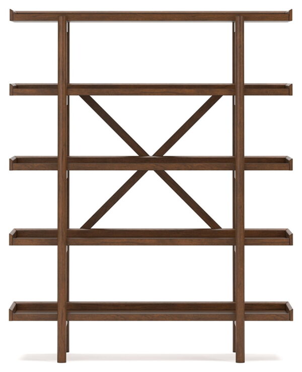 Lyncott - Brown - Bookcase - Image 4