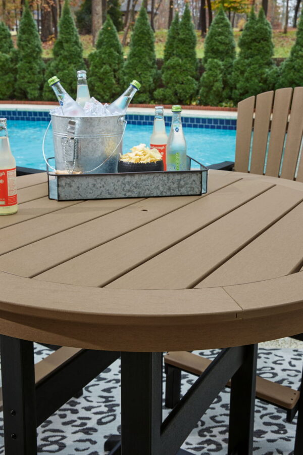 Fairen Trail - Black / Driftwood - 5 Pc. - Dining Set with 4 Chairs - Image 4