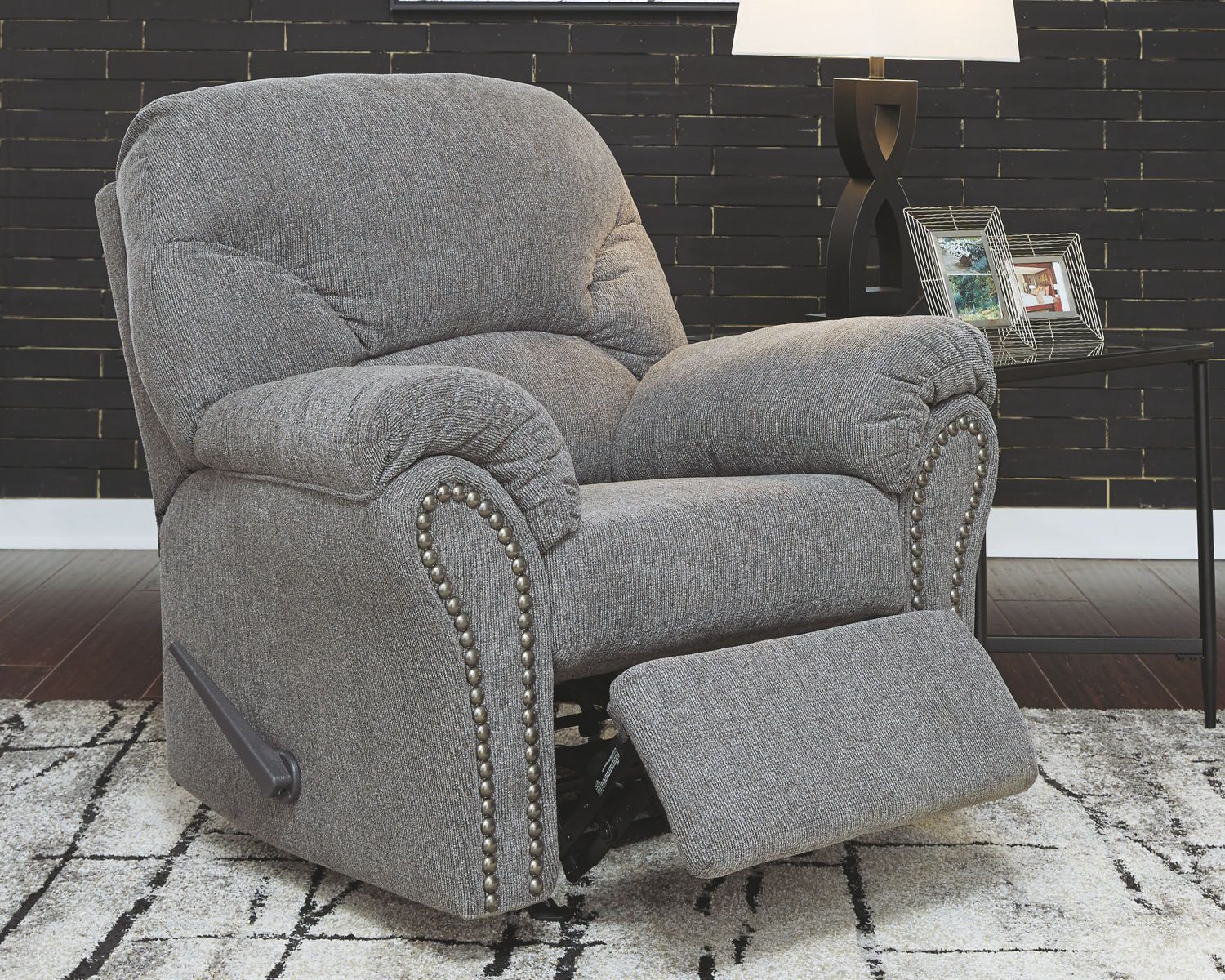 Allmaxx - Pewter - Rocker Recliner - Image 4