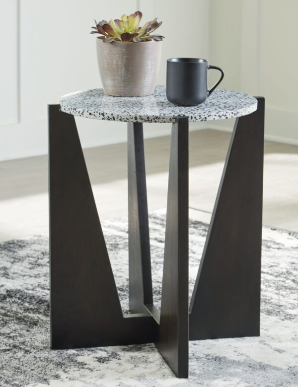 Tellrich - Black / White - Accent Table - Image 4