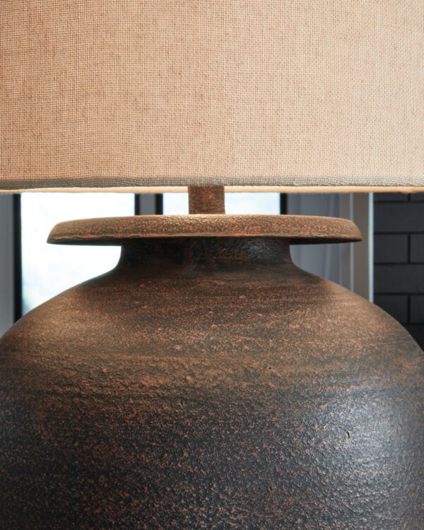 Carlenbury - Antique Brown - Metal Table Lamp - Image 3