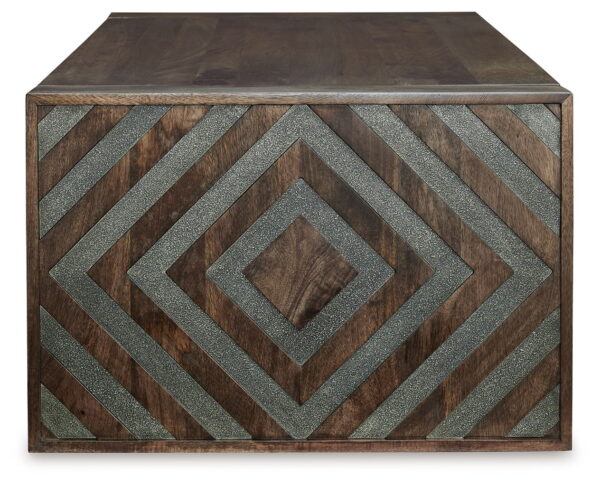 Dreggan - Brown - Rectangular Cocktail Table - Image 3