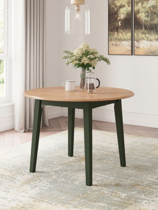 Gesthaven - Round Dining Room Drop Leaf Table - Image 7