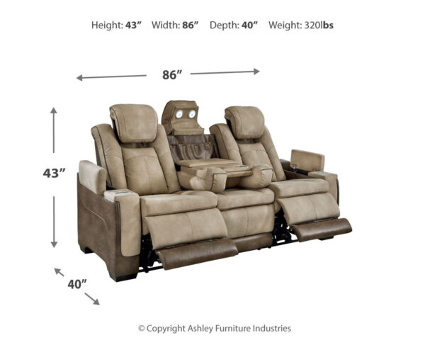 Next-Gen Durapella - Power Reclining Sofa - Image 3
