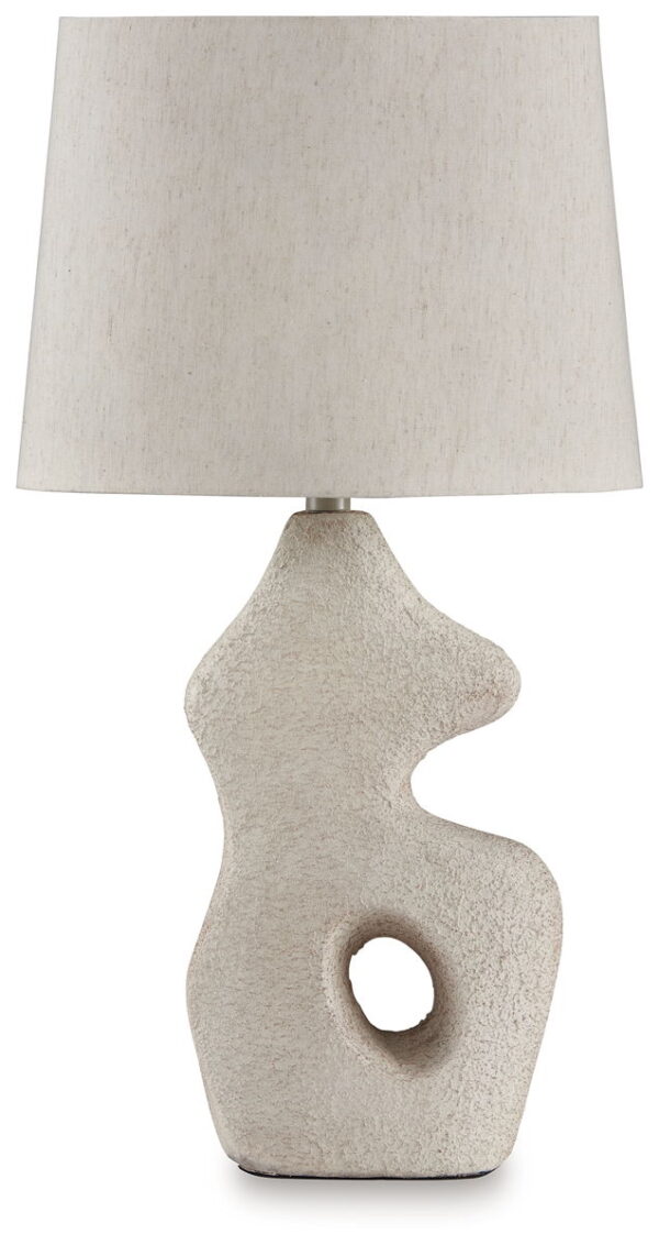 Chadrich - Antique Beige - Paper Table Lamp (Set of 2) - Image 2