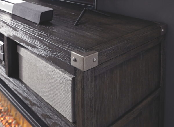 Todoe - Gray - LG TV Stand w/Fireplace Option - Image 4