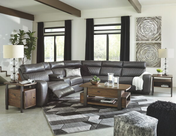 Samperstone - Power Reclining Sectional - Image 5