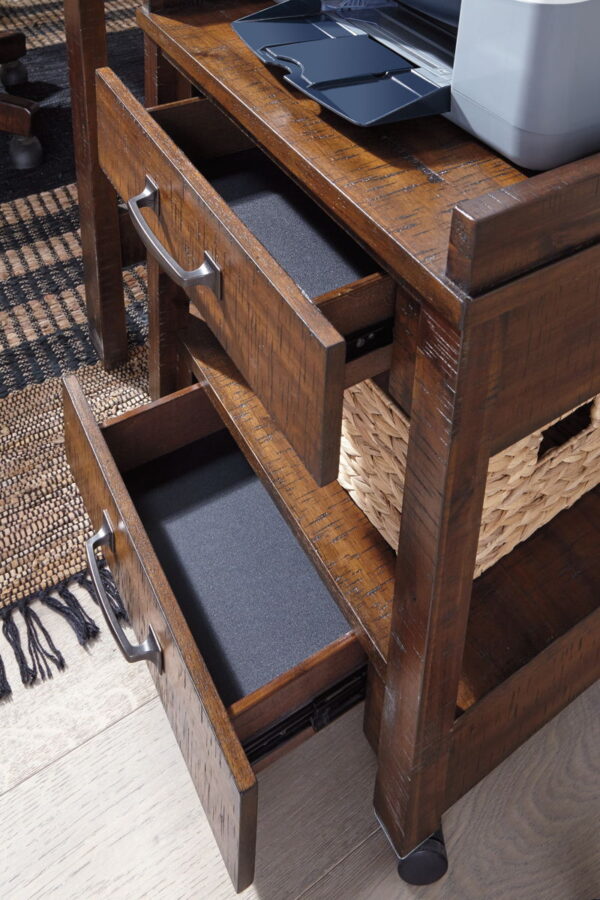 Baldridge - Rustic Brown - Printer Stand - Image 3