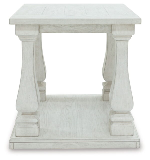 Arlendyne - Antique White - Rectangular End Table - Image 2