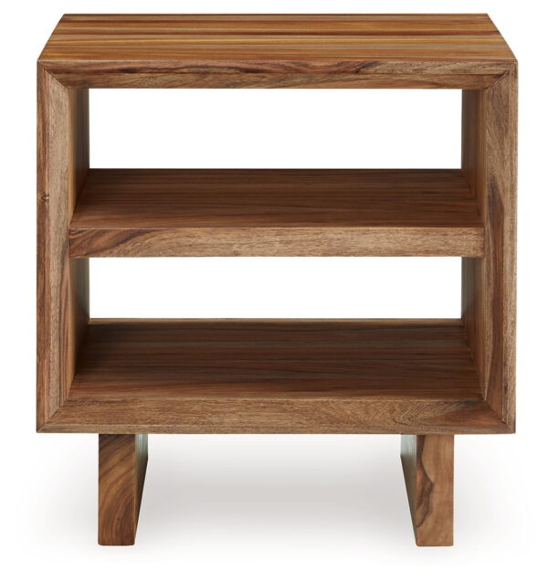Dressonni - Brown - Square End Table - Image 2