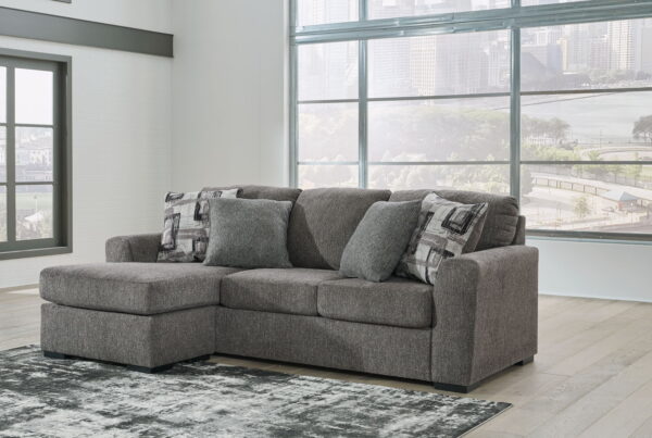 Gardiner - Pewter - Sofa Chaise - Image 4