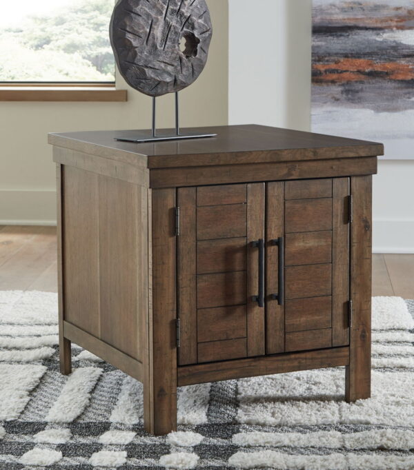 Moriville - Grayish Brown - Rectangular End Table - Image 4