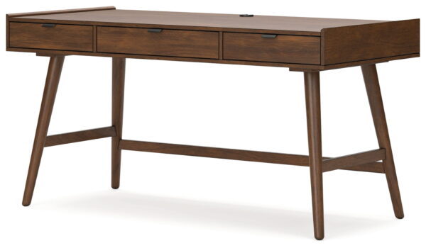 Lyncott - Brown - 3 Pc. - Home Office Desk, Chair, Bookcase - Image 4
