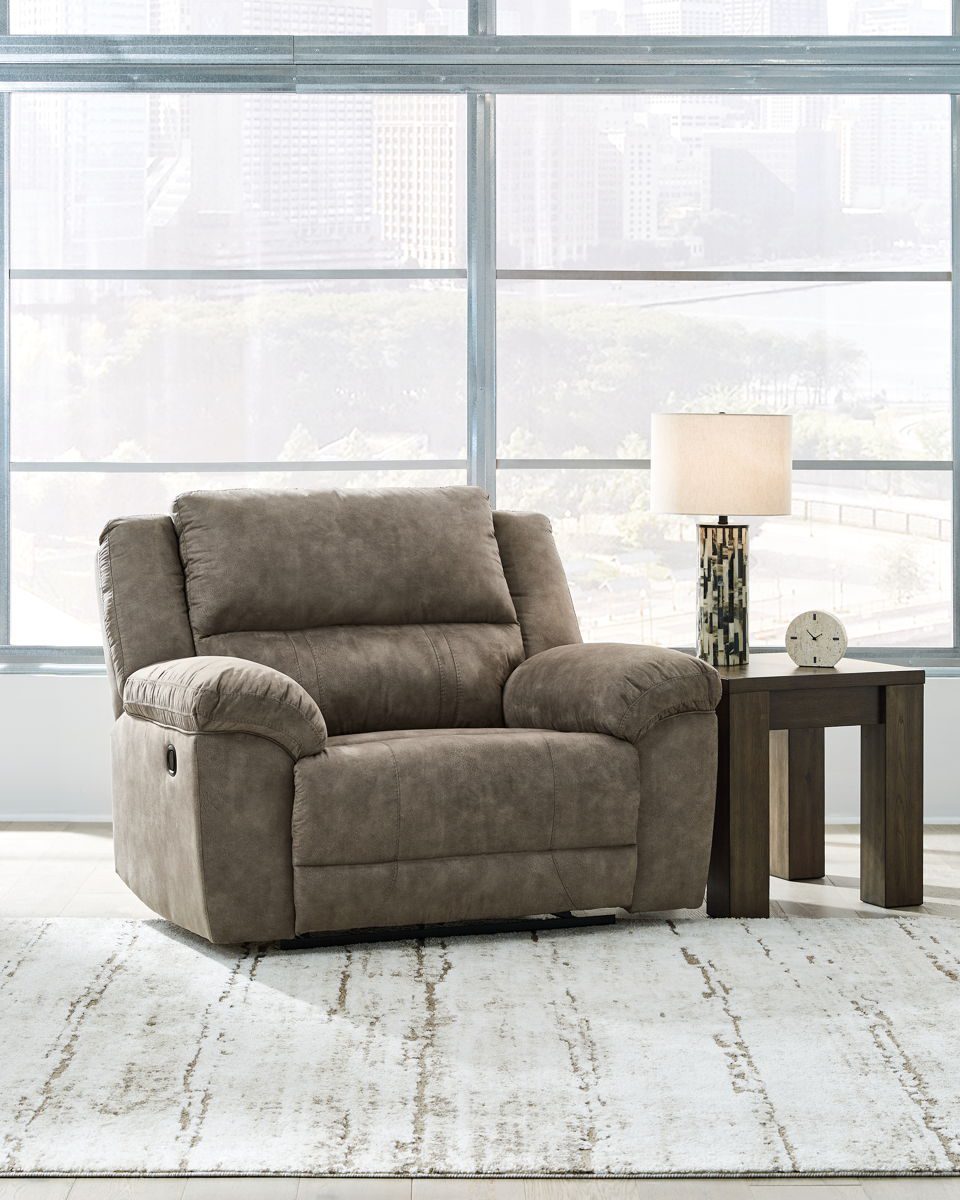 Laresview - Fossil - Zero Wall Wide Seat Recliner - Image 4