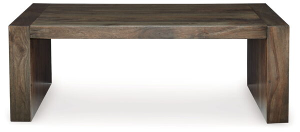 Dreggan - Brown - Rectangular Cocktail Table - Image 4