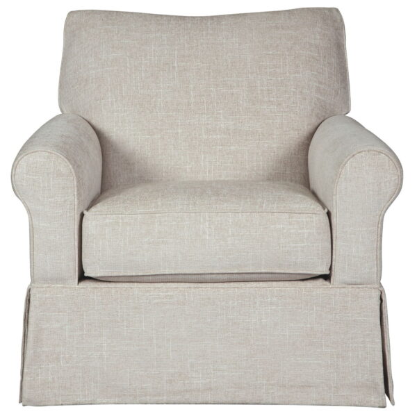 Searcy - Quartz - Swivel Glider Accent Chair - Image 4