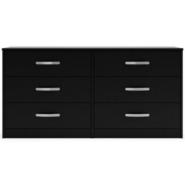 Finch - Black - Six Drawer Dresser - 29'' Height - Image 2