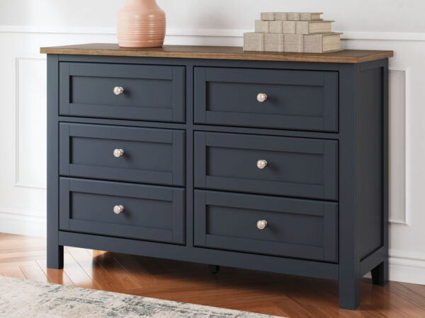 Landocken - Brown / Blue - Dresser - Image 4