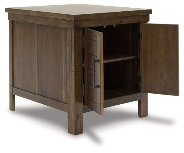 Moriville - Grayish Brown - Rectangular End Table - Image 3