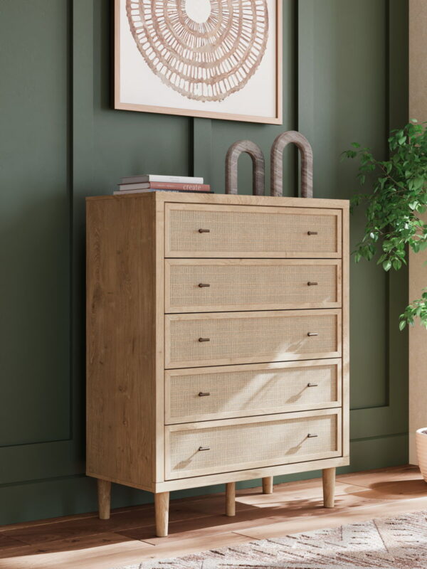 Cielden - Two-Tone - Five Drawer Wide Chest - Image 2