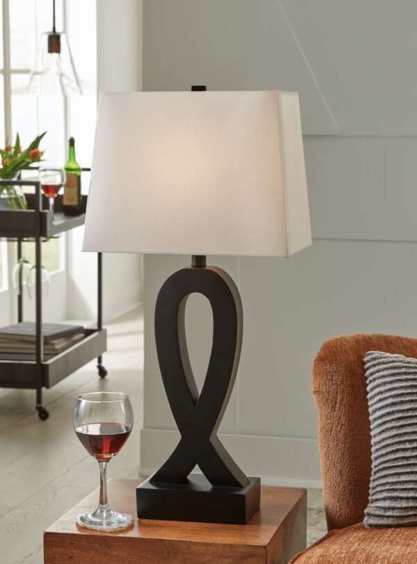 Markellton - Black - Poly Table Lamp (Set of 2) - Image 2