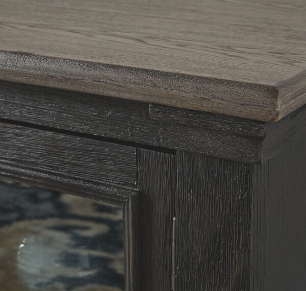 Tyler Creek - Black / Gray - Extra Large TV Stand - Image 3