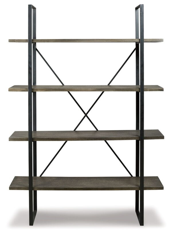 Gilesgrove - Black / Gray - Bookcase - Image 3