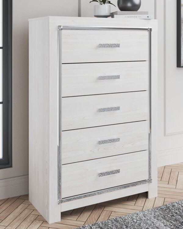 Altyra - Dresser, Mirror, Panel Bookcase Bed - Image 4