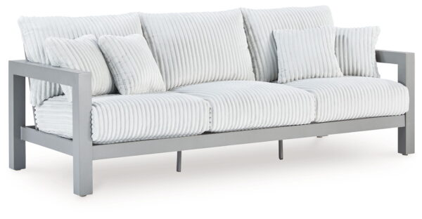 Hurley Park - Gray - Sofa With Cushion - Image 2