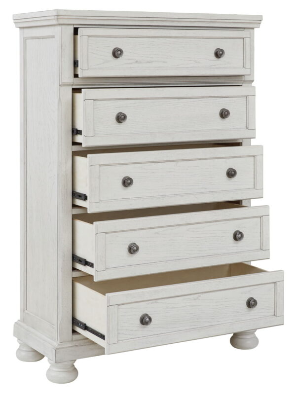 Robbinsdale - Antique White - Five Drawer Chest - Image 3