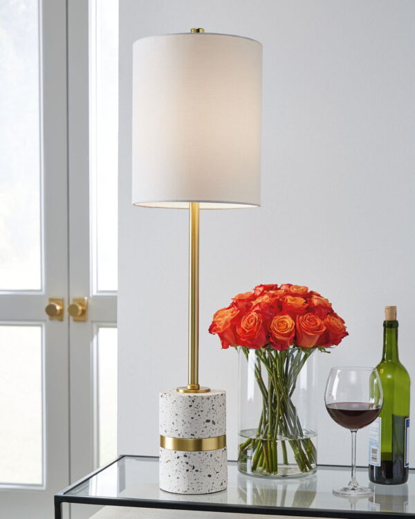 Maywick - White - Metal Table Lamp - Image 2